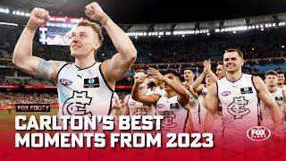 The sleeping giant awakens? I The BEST moments from Carlton's 2023 season I Kayo Top 10 I Fox Footy