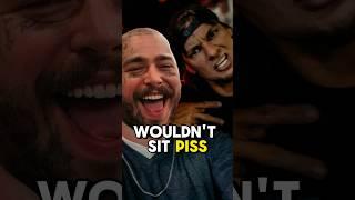 Theo Von Makes Post Malone Laugh  #theovon #postmalone  #comedy #shorts #podcast