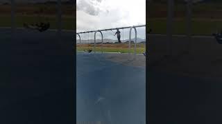 Mr.DerpCake jumping out of a swing. Sierra Memorial Park