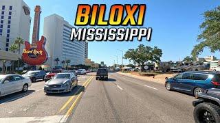 Biloxi Mississippi Driving Through