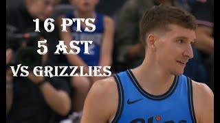 Bogdan Bogdanovic 16 Pts 5 Ast Memphis Grizzlies vs LA Clippers HIGHLIGHTS