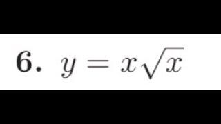 find the derivative of y = x*sqrt(x)