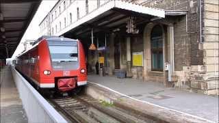 Burg bei Magdeburg , Magdeburg Herrenkrug und Magdeburg Hauptbahnhof mit Werbeloks,Bahnbau [FullHD]