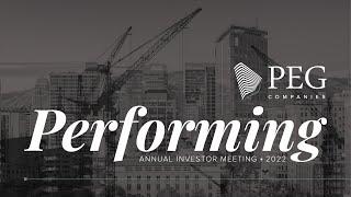 2022 PEG Companies Annual Investor Meeting