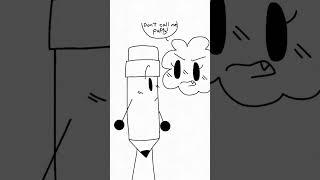 BFDI fan animation: don't call me puffy! #roxythemouse #art #flipaclip #drawing #BFDI