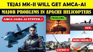 Tejas Mk2 me AMCA-AI system,TATA MALE UAV ne Heron aur MQ-9 ko di takkar,Apache Fail in Indian Heat?