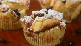 Bread Pudding Muffins Recipe Demonstration - Joyofbaking.com