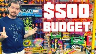 $500 BUDGET FIREWORKS SHOPPING | Epic Selection at Elite Fireworks!