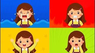 Emotions for Kids - Happiness, Sadness, Fear | Learning Emotions | Simple Songs for Kids