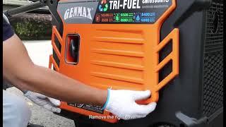 Unboxing and Installation Guide for GM10500iETC Tri-fuel Portable Inverter Generator