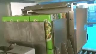 automatic cans bottles arranging carton packaging machine