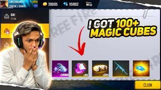 India's First Free Fire Youtuber Got 120 Magic Cube  OMG New Record  [ No One Break ]