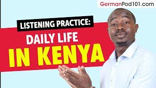 Swahili Listening Practice - A Day in the Life of Swahili