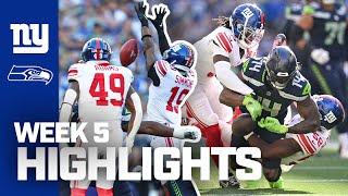 Game Highlights: Giants vs. Seahawks Week 5 | New York Giants