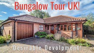 BUNGALOW TOUR UK  Desirable Development!  For Sale £300,000  Norfolk, Longsons Estate Agents.