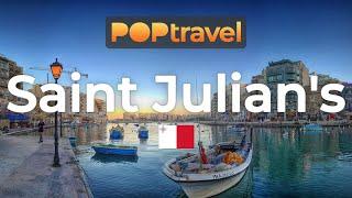 MALTA - Spinola Bay to Saint Julian's Tower - 4K 60fps (UHD)