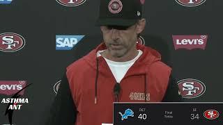 Kyle Shanahan Interview On the Loss To The Lions (WEEK 17)