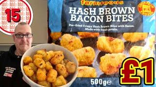 Farmfoods | Hash Brown Bacon Bites | £1 | Supercool Review