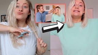 LOCKDOWN HAIR CUT + MY HUSBANDS REACTION!!! | James and Carys