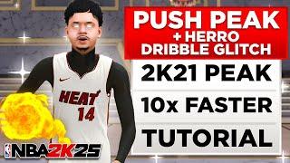 TYLER HERRO DRIBBLE GLITCH + PEAKING MAKES DRIBBLING 10x FASTER! DRIBBLE TUTORIAL 2K25 BEST PEAKS