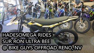 HadesOmega Rides Sur Ron Ultra Bee @bikeguysoffroad