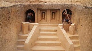 Building The Biggest Underground House Ancient Architecture #Episode1