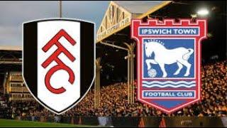 FULHAM VS IPSWICH EN VIVOINGLATERRA PREMIER LEAGUE  Jornada 20