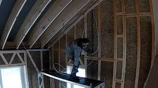 Installing Electrical Wiring in A Straw Wall