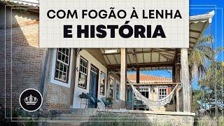 Casa na ROÇA, com MÓVEIS DE FAMÍLIA e muita HISTÓRIA