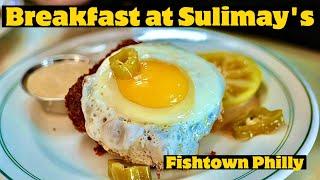 Breakfast at Sulimay's - Generous portions, hearty breakfast and they have fish scrapple!