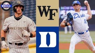 #5 Wake Forest vs Duke Highlights | 2023 College Baseball Highlights