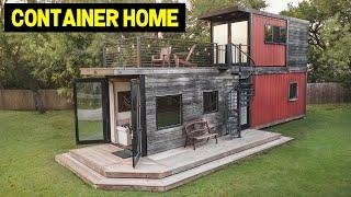 2-STORY ULTRA-MODERN SHIPPING CONTAINER HOME! (40ft + 20ft Container)