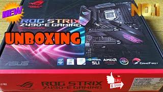 UNBOXING Asus ROG Strix Z490 E Gaming Motherboard