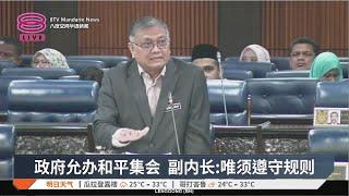 政府允办和平集会  副内长:唯须遵守规则【2024.10.22 八度空间华语新闻】