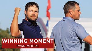 The 2016 Ryder Cup Winning Moment