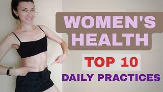 TOP 10 Daily Exercises For Women's Health | Daily Routine For Flexibility&Mobility | Rehab Practices