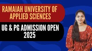 MS RAMAIAH ARTS, SCIENCE, AND COMMERCE |  ADMISSION OPEN 2025  | BBA, B.COM, MBA, MSC