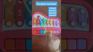 Twinkle Twinkle Little Star Xylophone Notes #xylophone #music #nurseryrhymes