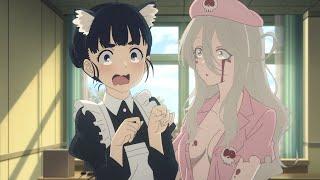 Tiara as a CUTE Neko Maid | Makeine: Too Many Losing Heroines! - Episode 10