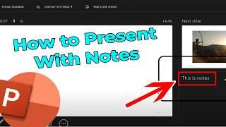 How to Present with Notes in PowerPoint