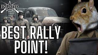 Trying out Mobile Rally Points! (Enlisted Gameplay)