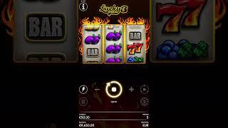 Заработок €800 на слоте Lucky Streak 3 за 20 секунд | Игровые автоматы Endorphina  #slot #casino