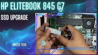 How to Install/Upgrade SSD on HP EliteBook 845 G7 — Full Walkthrough