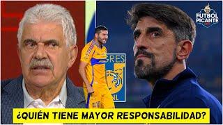 PAUNOVIĆ señalado de RESPONSABLE en ELIMINACIÓN de TIGRES. Tuca Ferretti REACCIONA | Futbol Picante