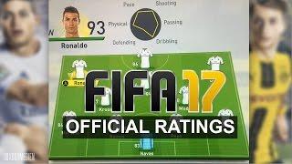 FIFA 17 Official Player Ratings All Demo Teams