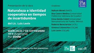 Presentación del trabajo "Naturaleza e identidad cooperativa en tiempos de incertidumbre"