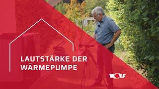 Die Lautstärke der Wärmepumpe