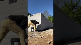 How to lay a block foundation!! #construction