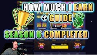 Season 6 DONE - How Much I Earn And Guide For Next - Rollercoin