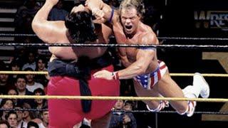 Lex Luger (Running forearm smash & Clothesline compilation. 1989 - 2000)